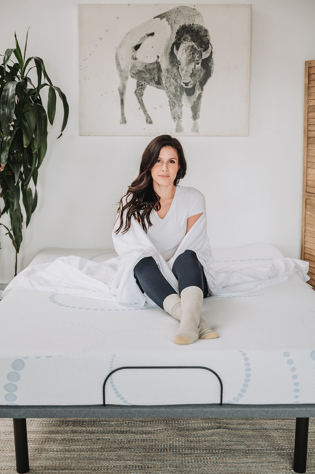 Omne Sleep 4-Piece White Microplush and Bamboo Flex Head Queen Hypoallergenic Sheet Set photo review