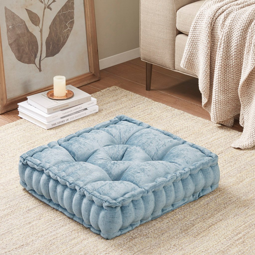 Poly Chenille Square Floor Pillow Cushion photo review