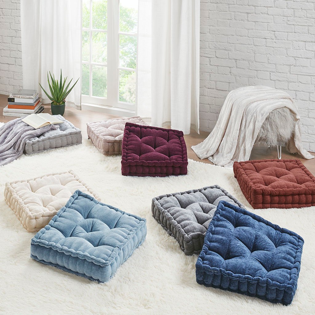Poly Chenille Square Floor Pillow Cushion photo review