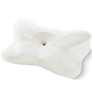 Sleeping pillow, bedroom bedding, neck support pillow, white,1 Piece