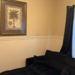 Modern Velvet Loveseat Futon Sofa Couch w/Pullout Bed,Small Love Seat Lounge Sofa w/Reclining Backrest,Toss Pillows, Pockets,Furniture for Living Room,3 in 1 Convertible Sleeper Sofa Bed, Black photo review