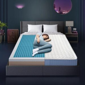 Wakefit XpertGRID King Size Double Bed Mattress | 3300+ Air Channels | Cooling Mattress | 10 Years Warranty (78x72x8 Inches, White)